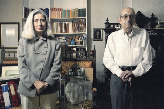 Η Λιλή και ο Μάνος Ελευθερίου στο σπίτι του στο Νέο Ψυχικό